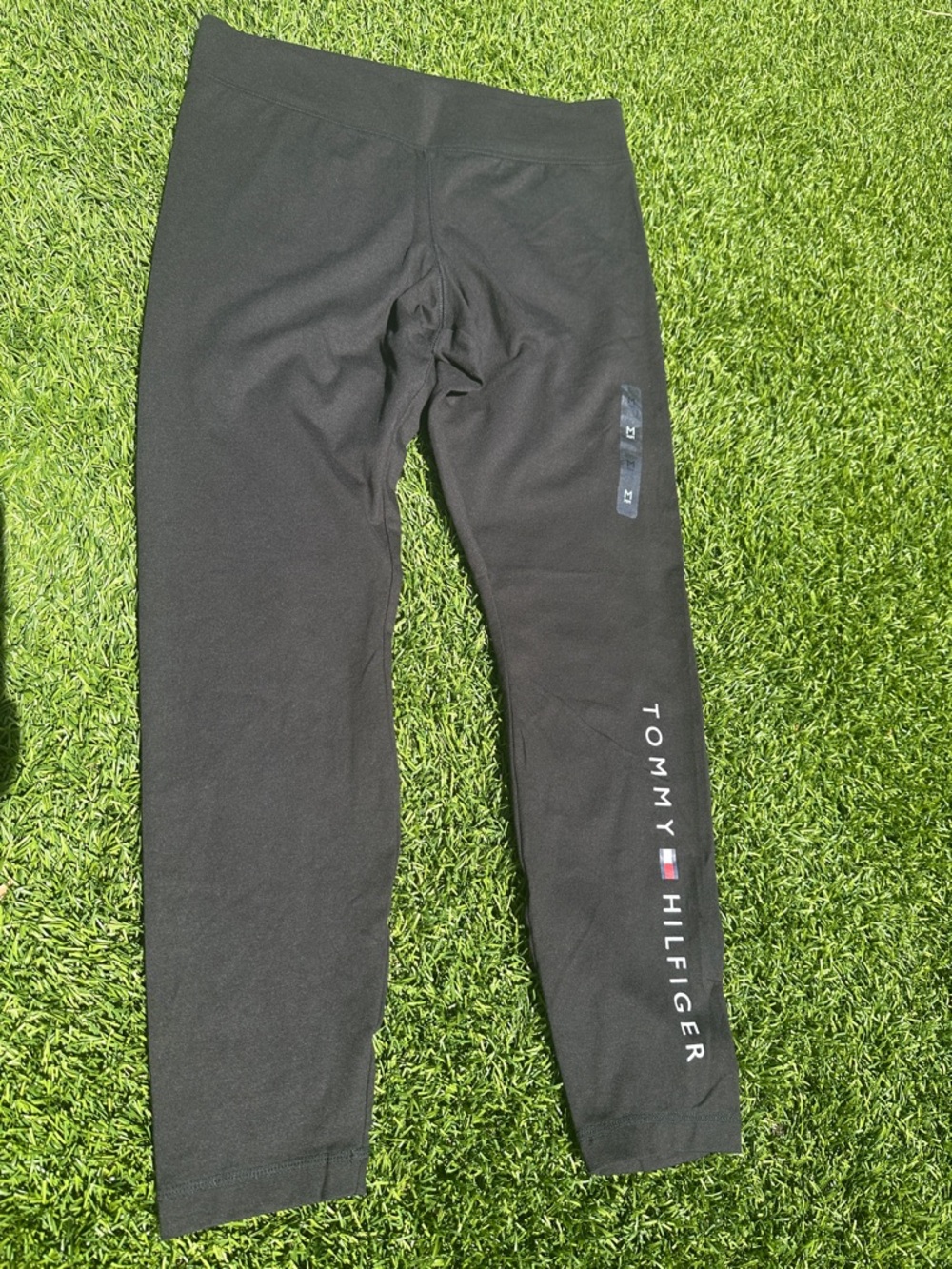 Tommy Hilfiger Black Logo Side Leggings
